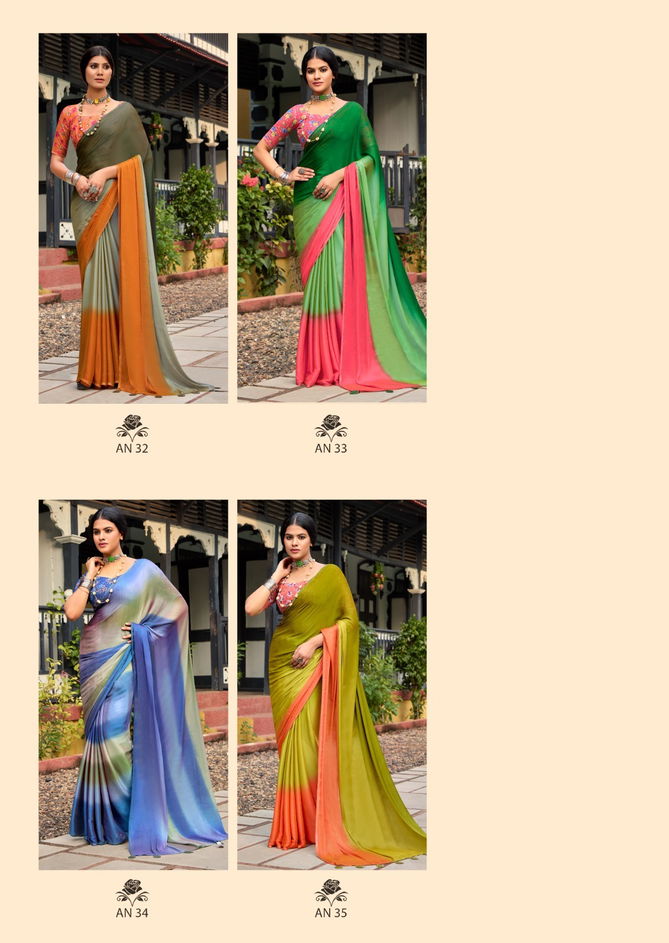 Aruna Vol 4 By Stavan Velvet Chiffon Designer Wear Saree Orders In India